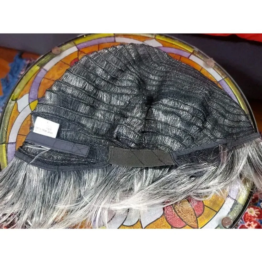 Women’s Salt And Pepper Gray Silver Shag Style Wig